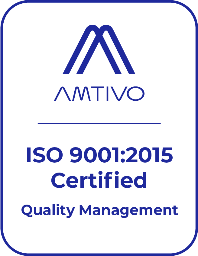 UTF-8ISO_9001_2015 AMITVO LOGO